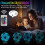 STAR-SPANGLED Dimmable Push Tap Lights, Stick on LED Touch Puck Lights 5