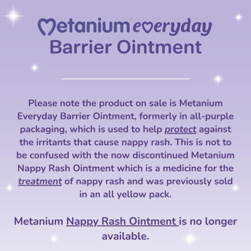 Metanium Everyday Barrier Ointment, Protection From Irritants, For 2