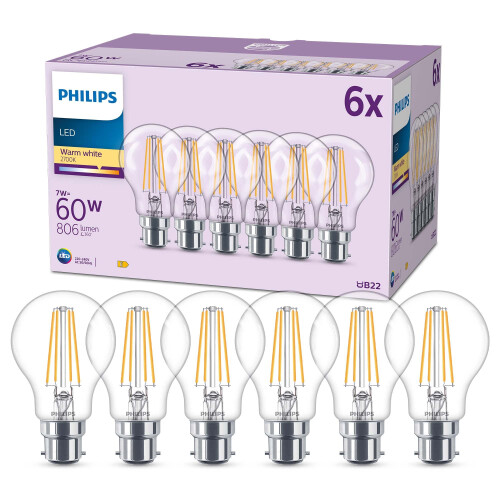 Philips iLC Colour Changing Light Bulb E27 Edison Screw A19, 70 Watt Equivalen