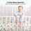 Yoofoss Cot Bed Sheets 140 x 70 cm Fitted Super Soft and Breathable Cot 4