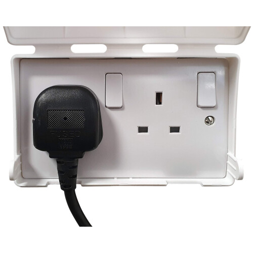 BabySecurity Electric Plug Socket Cover (1 Pack, Double) Prevents