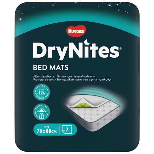 Huggies Huggies DryNites Disposable Bed Mats, Mattress Protector - 28 Mats Total 1