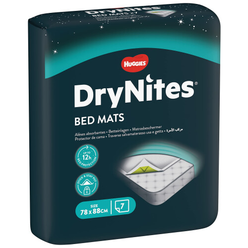 Huggies Huggies DryNites Disposable Bed Mats, Mattress Protector - 28 Mats Total 2