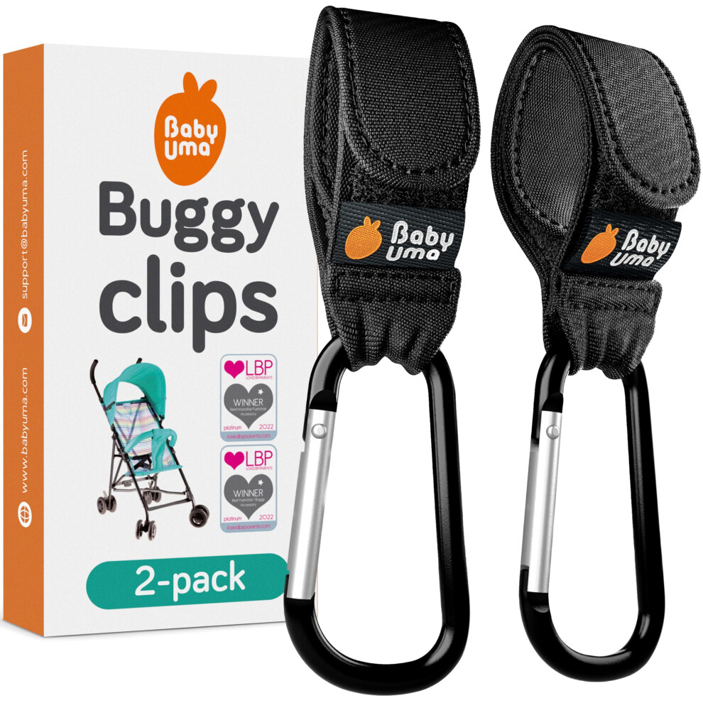 Baby Uma Buggy Clips - 2022 Double-Platinum Winning Pram Clips, Universal