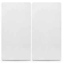 Sasma Home - 2 x Cot Fitted Sheets 120x60cm - 100% Cotton, Soft breathable
