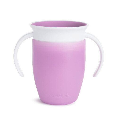 Munchkin Munchkin Miracle 360 Sippy Cup, 6+ Months - 7oz/207ml, 2 Pack,Pink/Purple 2