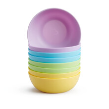 Munchkin Multi Toddler & Baby Bowls - Bright Plastic Bowls Set |