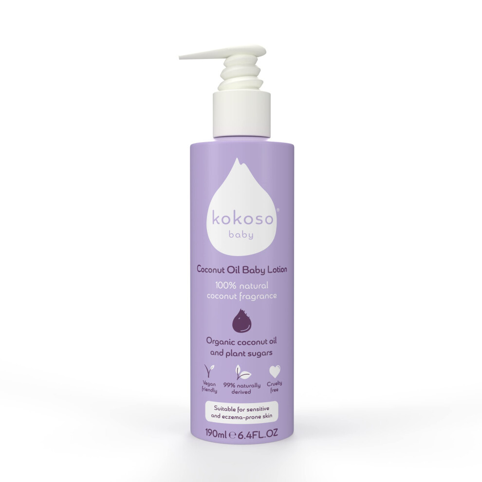 Baby - Coconut Oil Baby Lotion, Natural Coconut Oil Fragrance - Kokoso