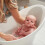 Shnuggle Shnuggle Newborn Baby Bath | Built in Support Bump and Soft Backrest | 6
