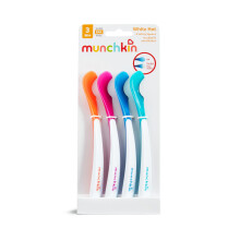 Munchkin White Hot Toddler & Baby Spoons | Baby Weaning Set with Colour