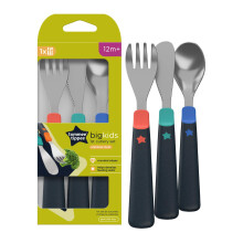 Tommee Tippee Stainless Steel First Cutlery Set, Suitable for 12m+, Kids