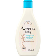 Aveeno Baby Daily Care 2-in-1 Shampoo and Conditioner (1x 250ml), Gentle