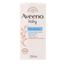 Aveeno Baby Dermexa Moisturising Wash (1x 250ml), Soothing Unscented and