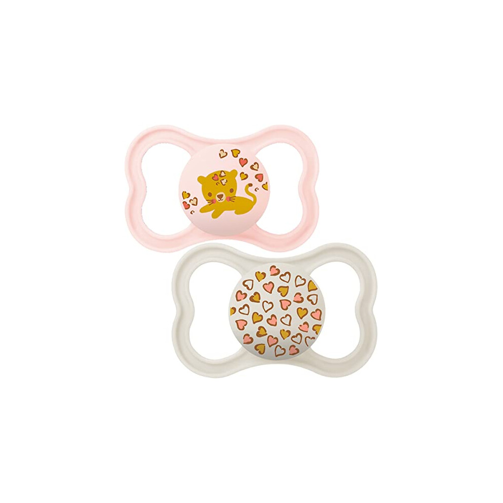 Air Soothers 6+ Months (Pack Of 2), Baby Soothers With Sterilisable Mam