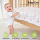 FIEMOL Cot Bed Sheets 140 x 70cm Fitted, 3 Pack Baby Cot Sheets, Ultra 7