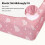 FIEMOL Cot Bed Sheets 140 x 70cm Fitted, 3 Pack Baby Cot Sheets, Ultra 5