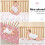 FIEMOL Cot Bed Sheets 140 x 70cm Fitted, 3 Pack Baby Cot Sheets, Ultra 6