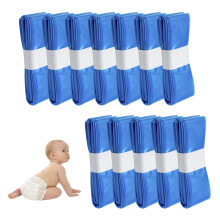 12 Pack 6.5m Nappy Bin Refill Bags - Compatible with Tommee Tippee Twist