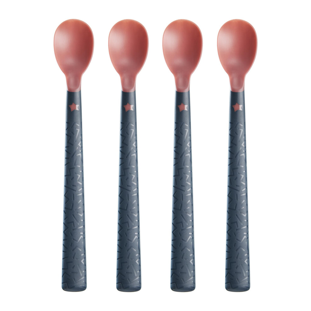 Tommee Tippee Heat Sense Weaning Spoons 4+ Months, Pack Of 4, Temperature