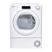 Candy CSOEC9TG 9kg Condenser Dryer, Sensor Dry, WiFi, White/White Door