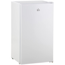 HOMCOM 91 Litre Freestanding Under Counter Fridge Freezer, Small Fridge with