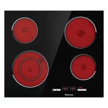 Hisense E6432C Built-in 60cm Electric Ceramic Hob with Child Lock, Touch