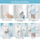 Window Safety Lock AOSITE 2 Packs Versatile Window Restrictor Self 7