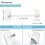 Window Safety Lock AOSITE 2 Packs Versatile Window Restrictor Self 5