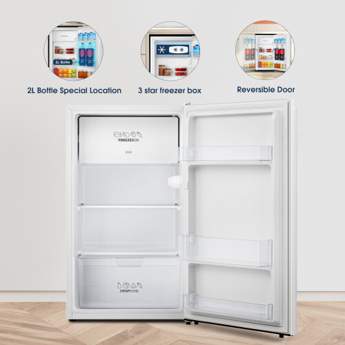 Fridge Master Fridgemaster MUR4894E 82L Under Counter Fridge with LED Lighting, Adjustable 2