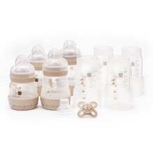 MAM Easy Start Anti-Colic Bottle Starter Set | Includes 4X Feeding Bottles