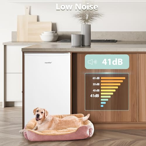 COMFEE' RCU60WH2(E) 60 Litre Freestanding Under Counter, 48cm Upright Freezer 2