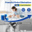 4 Pack Nappy Bin Refills, 7.5m Extra-Long Diaper Pail Bags Compatible with 5