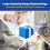 4 Pack Nappy Bin Refills, 7.5m Extra-Long Diaper Pail Bags Compatible with 7