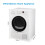 Midea MDG09EC80 Freestanding Condenser Tumble Dryer, 8kg, 16 Programmes, 2