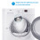 Midea MDG09EC80 Freestanding Condenser Tumble Dryer, 8kg, 16 Programmes, 3