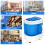 Display4top Portable Mini Washing Machine Spin Cycle W/Basket,3.2KG 7