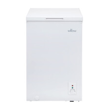 Willow W99CFW Freestanding 99L Chest Freezer with Removable Storage Basket,