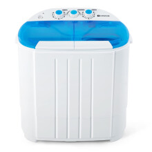 Portable Twin Tub Washing Machine 5 KG Total Capacity Washer And Spin Dryer