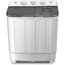 Portable Twin Tub Washing Machine 8.5 KG Total Capacity Washer And Spin Dryer