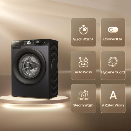 Hisense Hisense 3S WiFi Series WF3S8043BB3 8 KG Front Load Washing Machine Durable 1