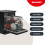Sharp SHARP QW-NA1CF47EB, Freestanding, Dishwasher, 13 Place Settings, White LED 3