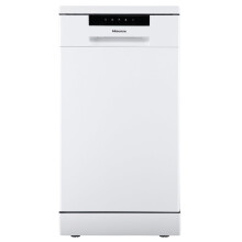 Hisense HS523E15WUK Slimline 10 Places Free Standing Dishwasher White with 30