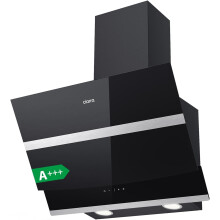 CIARRA' 60 cm Angle Cooker Hood Chimney Extractor Hood with LED and