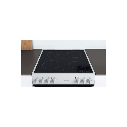 Indesit Indesit 60cm Double Oven Electric Cooker - White 1
