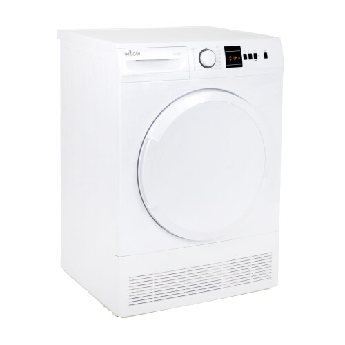 Willow Appliances Willow WCD8W 8kg Freestanding Condenser Dryer with 15 Programmes, 3 Button 1