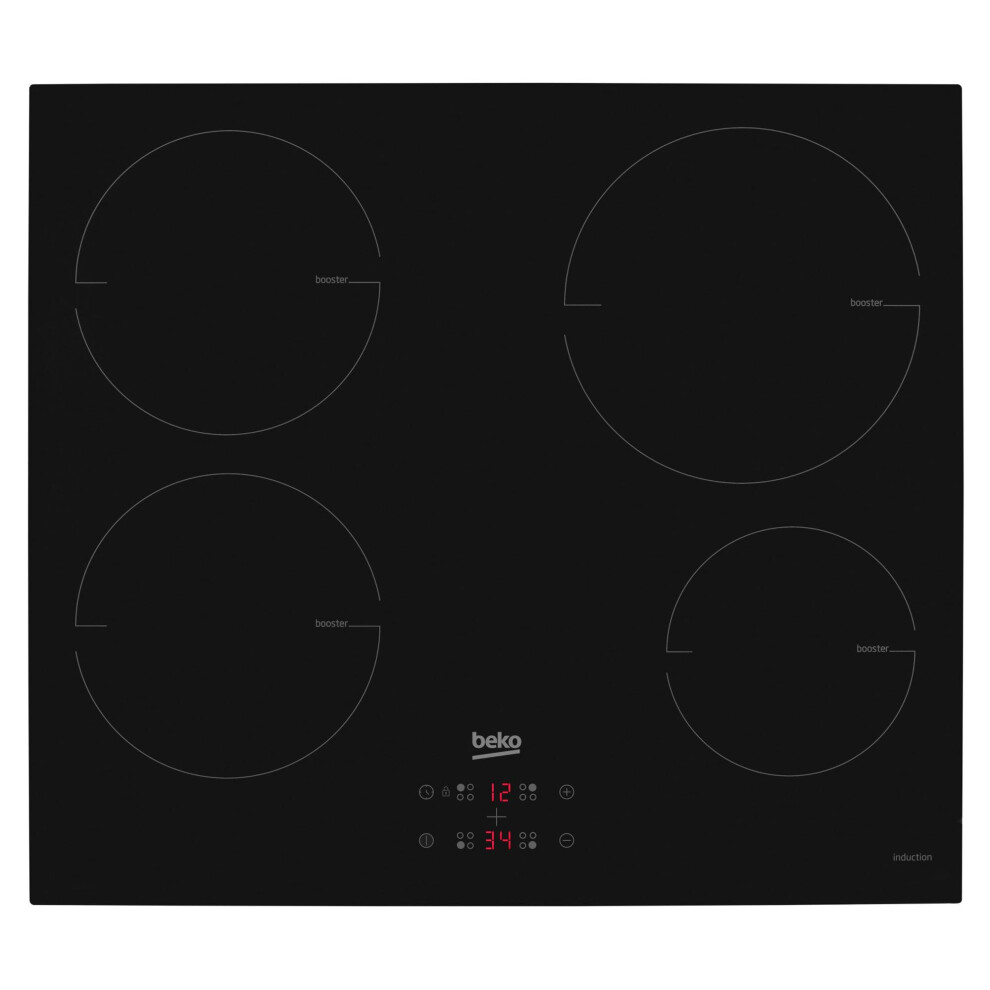 Beko HII64400MT 600mm Integrated Induction Hob - Black
