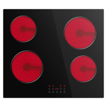 Built-in Ceramic Hob 4 Burners, STARCHARTS Electric Hob, 4 Burners Cooktops with