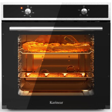 Karinear Electric Oven 65L Built in Oven 60cm Wide Knob Control wtih 5 Oven