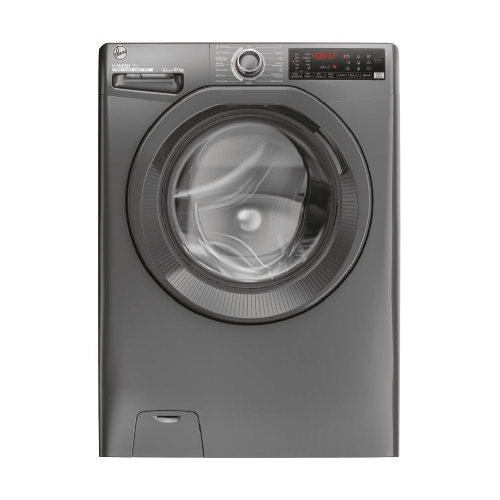 Hoover H3wps4106trr6-80 Freestanding, H-Wash 350 Washing Machine, 10 Kg, 1400