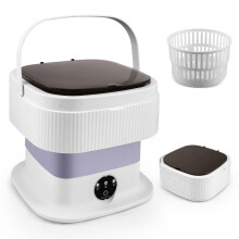 Portable Washing Machine,11L Small Travel Washing Machine With Spin Dryer